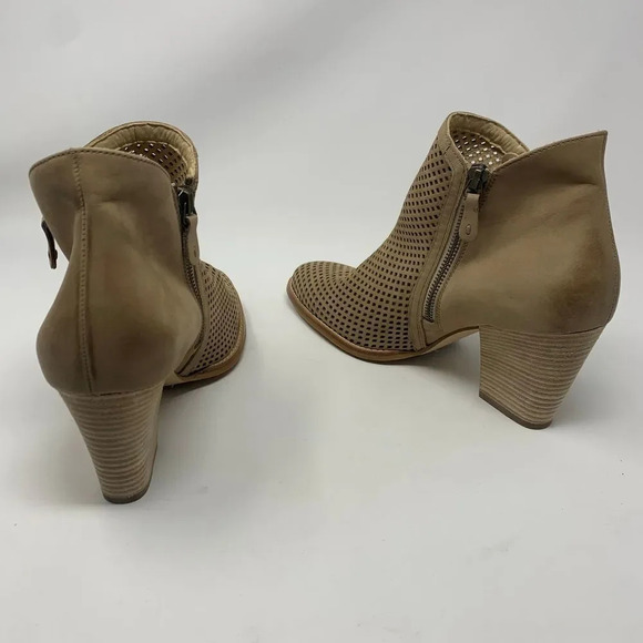 Paul Green Bonzai Perforated Bootie Sisal Nubuck Size 6.5/US 9 - Picture 9 of 11